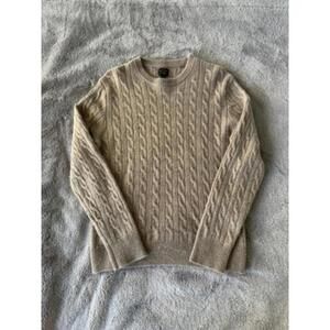 J.Crew 100% Cashmere Cable Knit Sweater - Large
